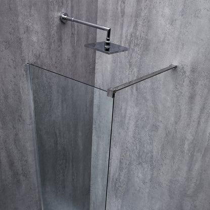 Perete de duș fix Europa, tip walk-in, sticlă transparentă, 6MM