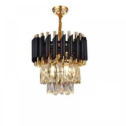 Candelabru Cristal Lightman,Negru Gold,Light9001-40 cm