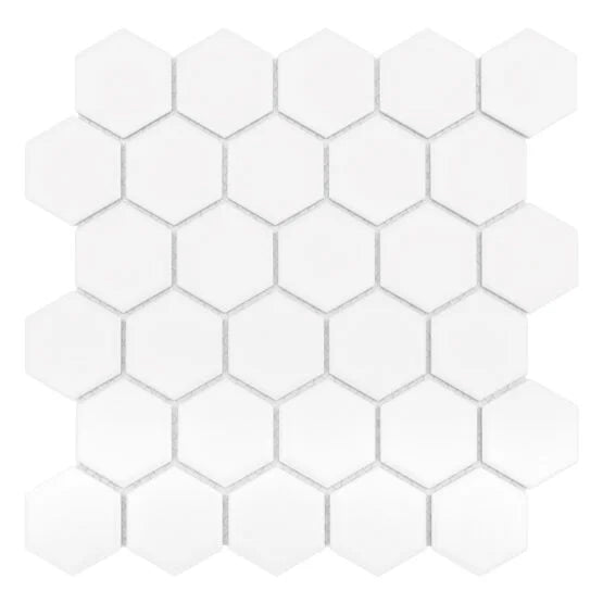 Mozaic Hexagon White 51 28,2×27,1