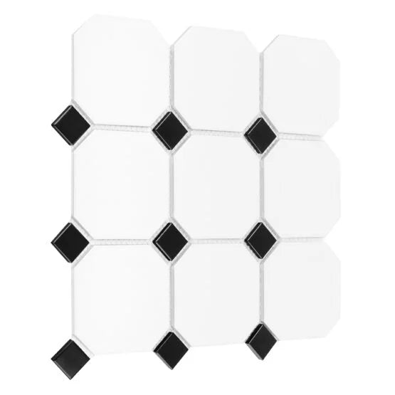 Mozaic Mini Octagon White 95 30×30