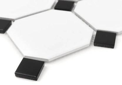 Mozaic Mini Octagon White 95 30×30
