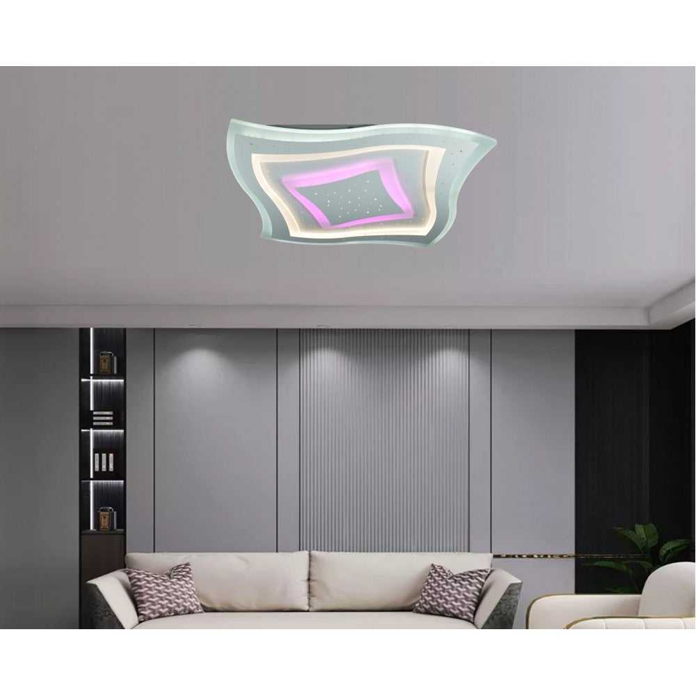 Plafoniera Led Cu Telecomanda, Lightman, Light9030 -Rgb, 240 W, 50 Cm