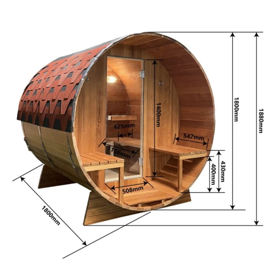 BERGEN - SAUNA FINALNDEZA, DE EXTERIOR, 3-4 PERSOANE