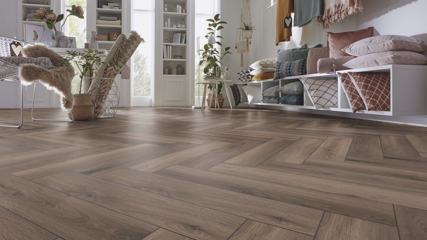 Parchet laminat Stejar Ferrara Herringbone D3860 8/32, Kronotex