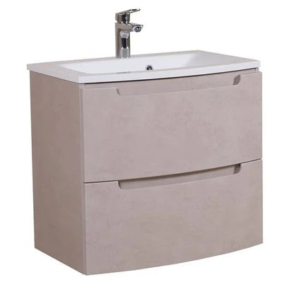 Mobilier de baie suspendat Headway beton-beige