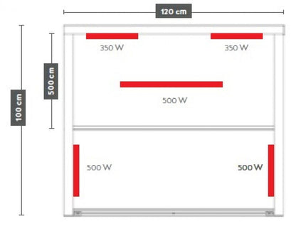 RUBY 2 - SAUNA USCATA, CU REZISTENTE PE INFRAROSU - F20120