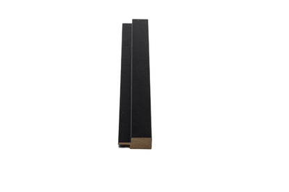 Terminatie Stanga Riflaj Decorativ Mdf, Negru